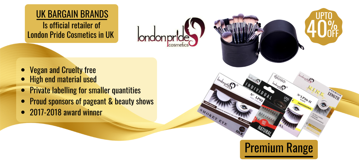 Good Makeup Brush isn’t easy to find- London pride cosmetics Is Spreading Fast leaving Top Named companies behind charging fortune – CRUELTY FREE, TAKLON FIBRE USED, BACTERIA FREE, Luxurious complete range are selling Direct to Consumer at UPTP 70% OFF