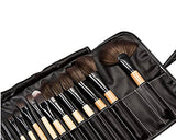 24 Pcs Bamboo Brush Set- Powder Highlighter Contour Foundation