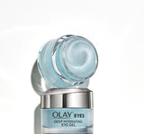 New Olay Eyes Deep Hydrating Eye Gel For Tired Dehydrated Skin With Hyaluronic Acid, 15ml BARGAIN