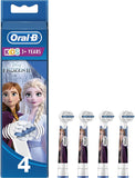 New Oral B Frozen Replacement 4 Tooth Brush Heads KIDS-BARGAIN