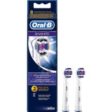 New Oral-B 3D White Electric Toothbrush Replacement Brush 2 Heads-Bargain