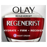 New Olay Regenerist 3 Point Night Face Cream Moisturiser with Hyaluronic Acid, 50 ml- BARGAIN
