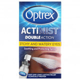 New Optrex ActiMist Double Action Eye Spray For Itchy & Watery Eyes-BARGAIN