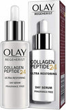 New Olay Regenerist Collagen Peptide 24 Day Serum Fragrance Free 40ml, BARGAIN