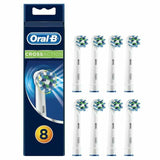 New Oral B Cross Action Electric Toothbrush Replacement Brush 8 Heads-Bargain